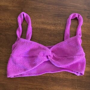 Bond-Eye Australia Candice Crop Top in Ultraviolet Eco